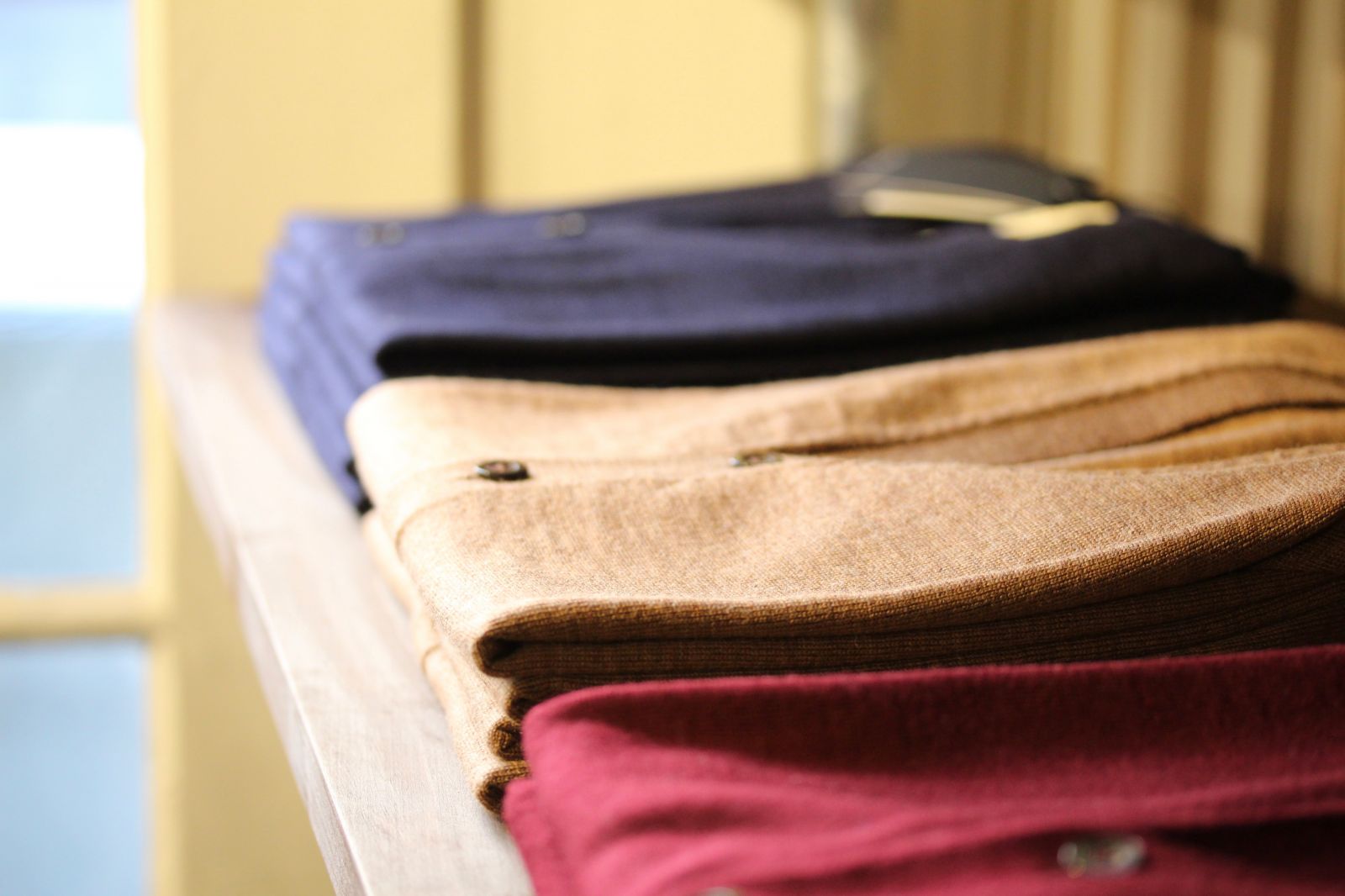 Pullover von Scabal ausgestellt im Atelier Treger