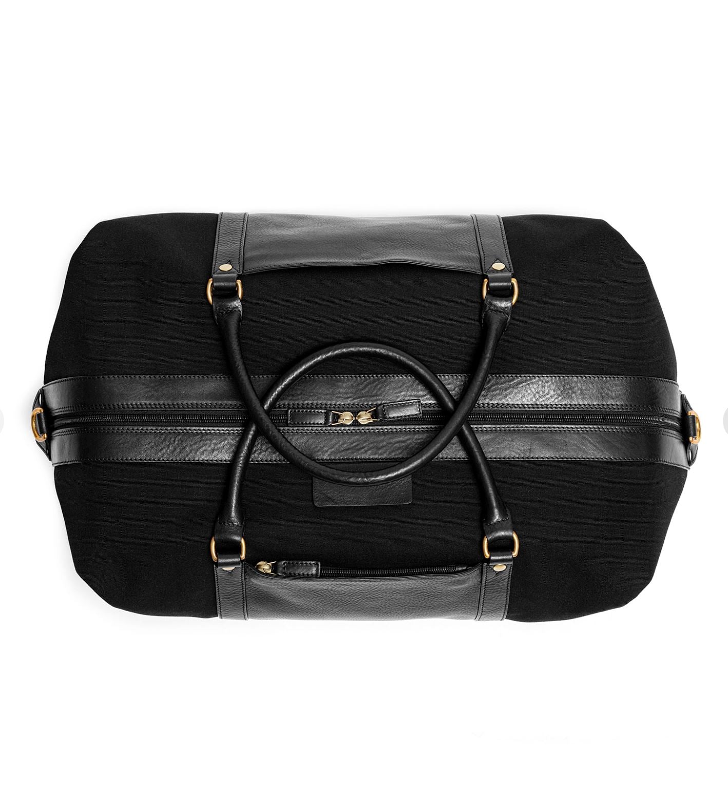 Canvas Duffle Bag - Schwarz Schuhe Atelier Treger