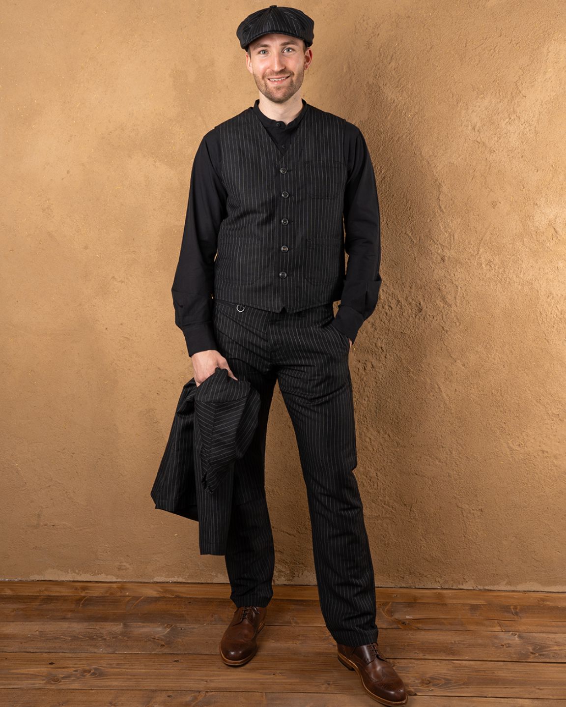 Gilet Chicago black Gilet Atelier Treger