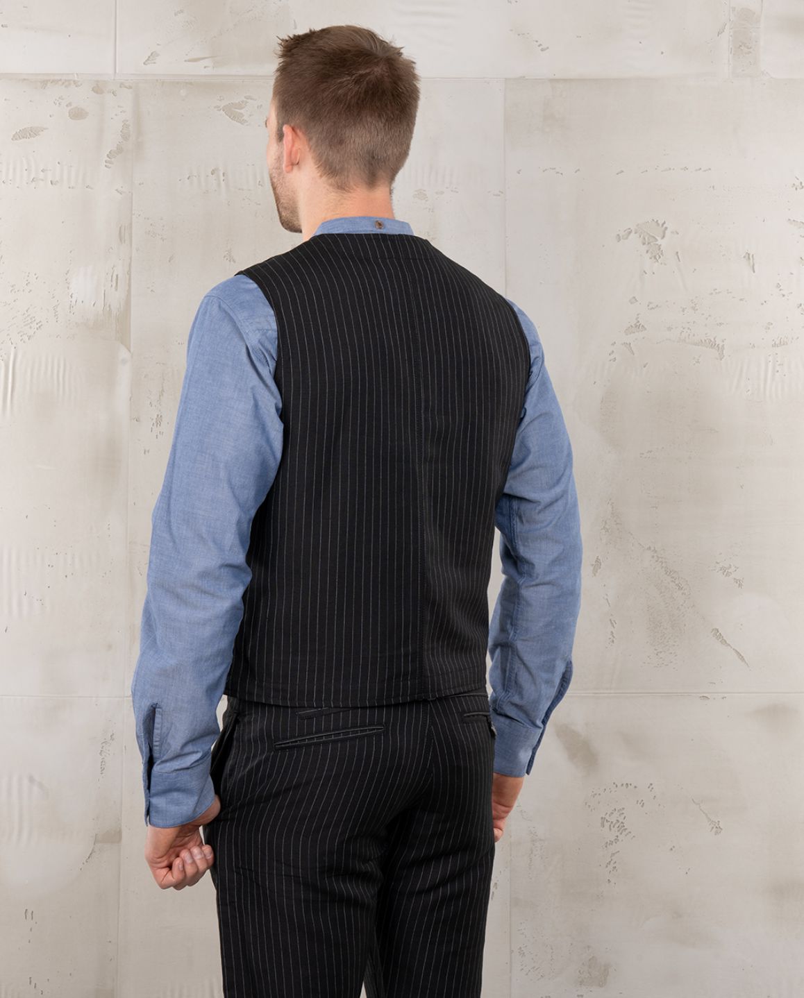 Gilet Chicago black Gilet Atelier Treger