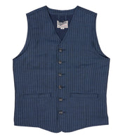 Gilet Chicago Blue Gilet Atelier Treger