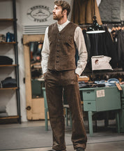 Gilet Upland brown Atelier Treger