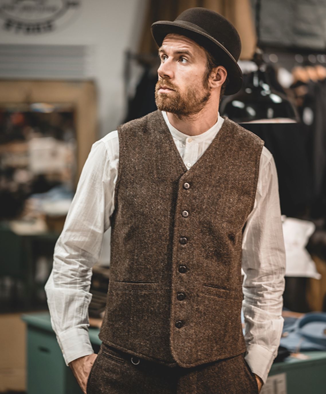 Gilet Upland brown Atelier Treger