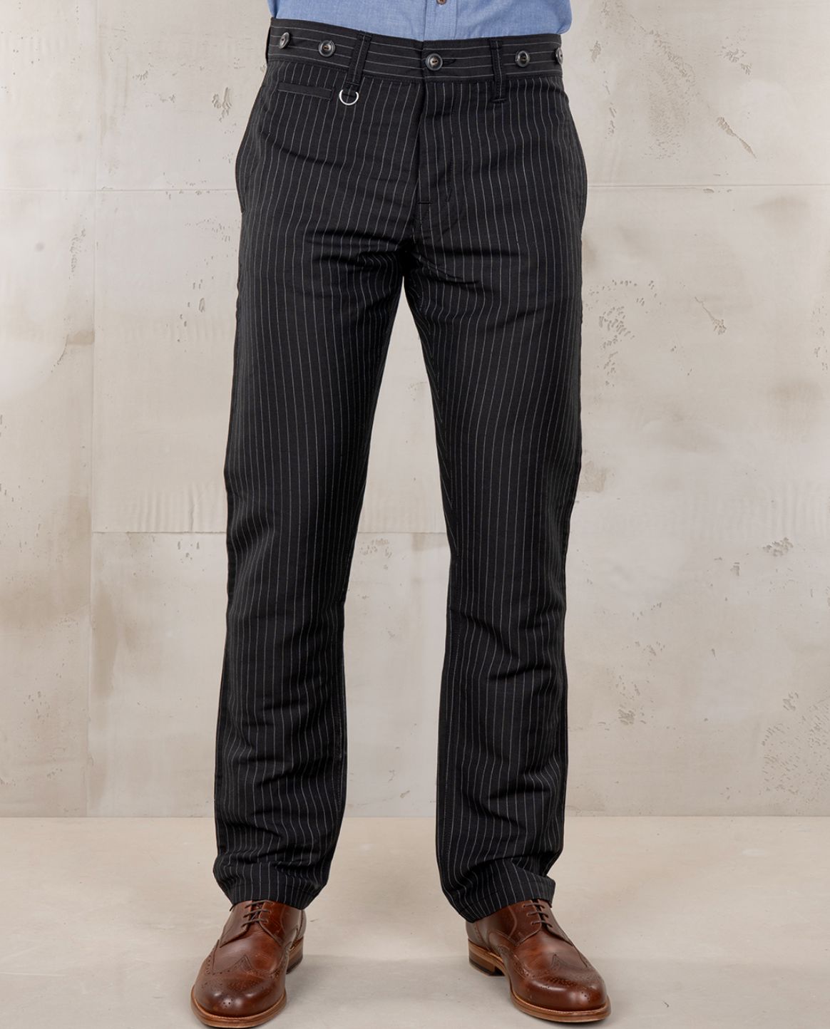 Harvester Trousers Chicago Black Hosen Atelier Treger