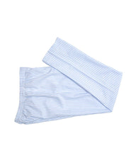 Herren Pyjama mit langen Ärmeln + langer Hose - Blau/Weiss gestreift Atelier Treger