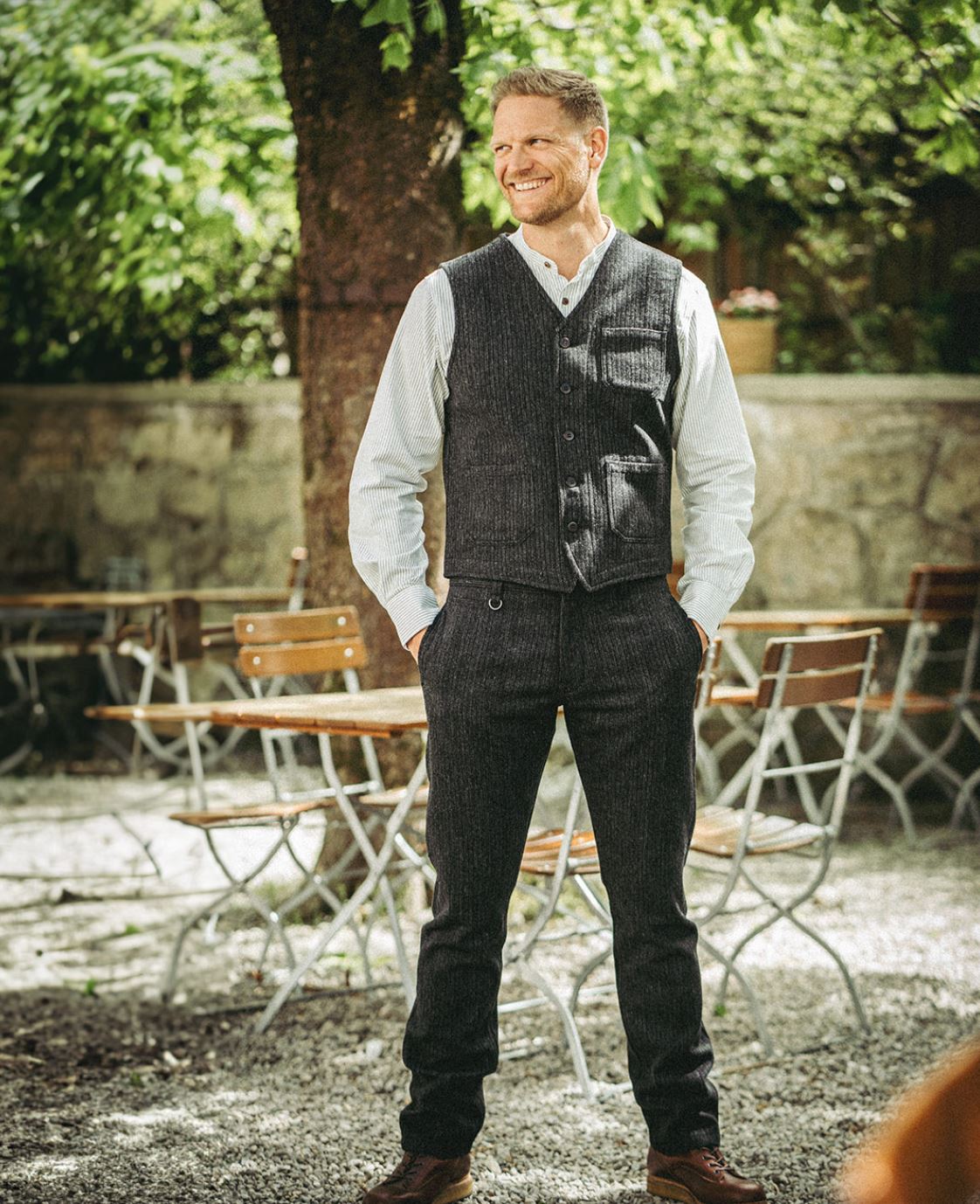 Hose Glasgow Grey Atelier Treger