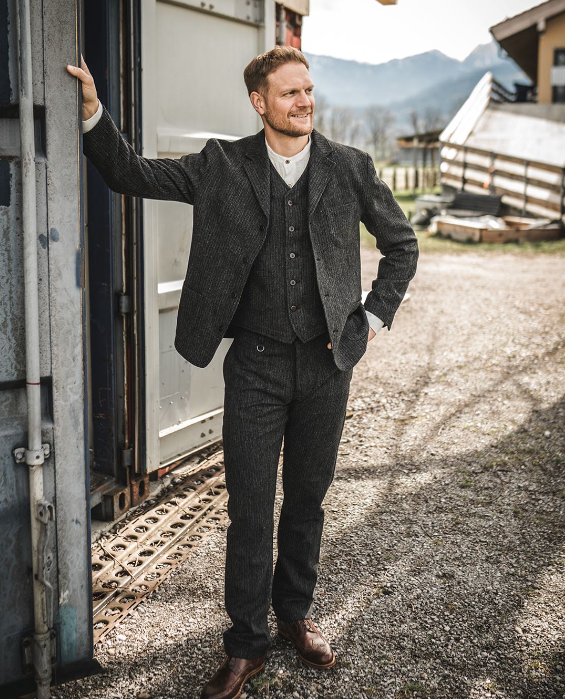 Jacket Glasgow grey Atelier Treger