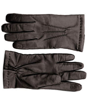Klassische Herren Lederhandschuhe - Dunkelbraun Atelier Treger