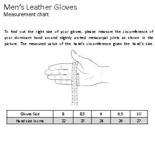 Klassische Herren Lederhandschuhe - Dunkelbraun Atelier Treger