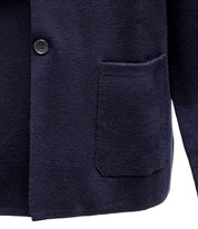 Kopie von Stricksakko Wolle - Marineblau Atelier Treger