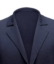Kopie von Stricksakko Wolle - Marineblau Atelier Treger