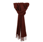 Luxuriöser Schal, 100 % Kaschmir Atelier Treger Bordeaux