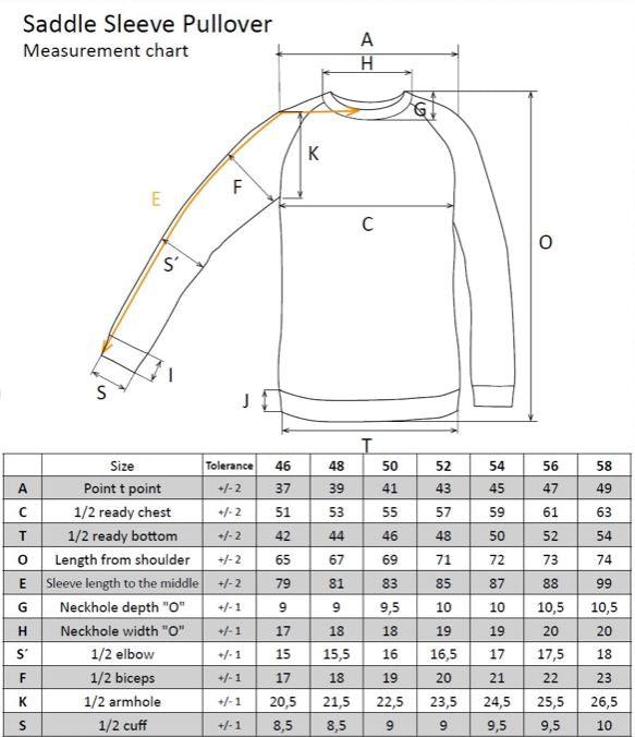 Pullover aus Lammwolle mit Sattelärmeln - Beige Atelier Treger