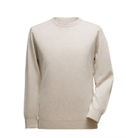 Pullover aus Lammwolle mit Sattelärmeln - Beige Atelier Treger