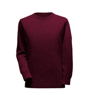 Pullover aus Lammwolle mit Sattelärmeln - Bordeaux Atelier Treger