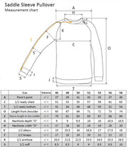 Pullover aus Lammwolle mit Sattelärmeln - Bordeaux Atelier Treger