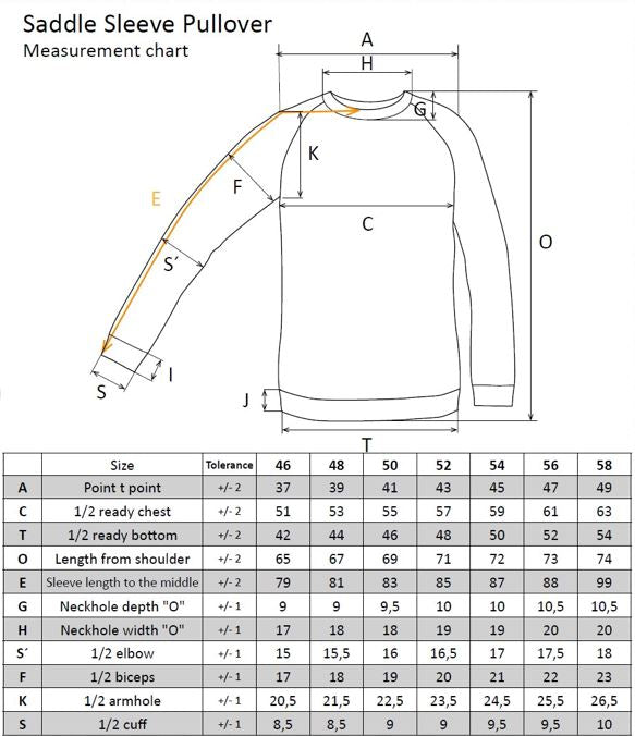 Pullover aus Lammwolle mit Sattelärmeln - Hellgrau Atelier Treger
