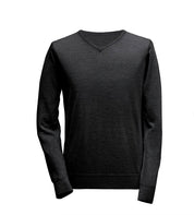 Pullover mit V-Ausschnitt - Anthrazit Atelier Treger