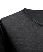 Pullover mit V-Ausschnitt - Anthrazit Atelier Treger