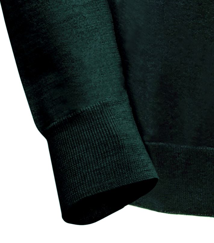 Rollkragenpullover - Flaschengrün Atelier Treger