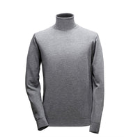 Rollkragenpullover - Hellgrau Atelier Treger