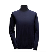 Rollkragenpullover - Marineblau Atelier Treger