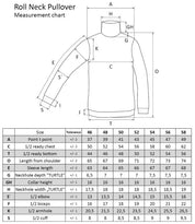 Rollkragenpullover - Marineblau Atelier Treger
