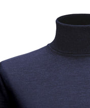 Rollkragenpullover - Marineblau Atelier Treger