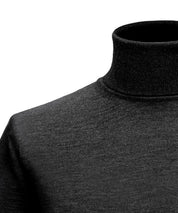 Rollkragenpullover - Schwarz Atelier Treger