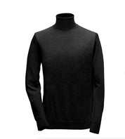 Rollkragenpullover - Schwarz Atelier Treger
