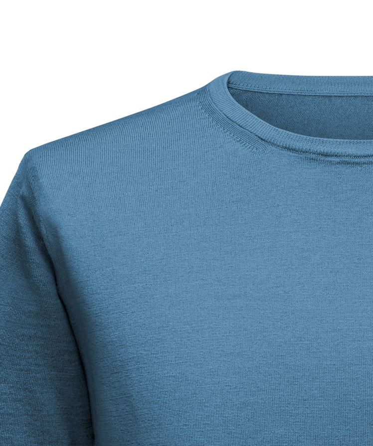 Rundhalspullover - Air Force Blau Atelier Treger