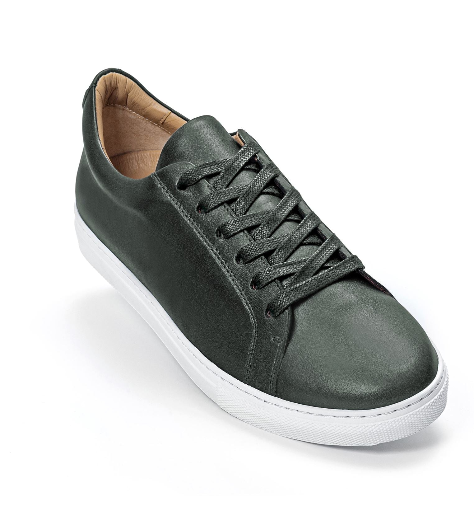 Sneaker klassisch - Dunkelolive Schuhe Atelier Treger