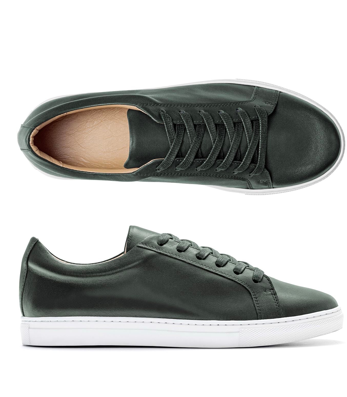 Sneaker klassisch - Dunkelolive Schuhe Atelier Treger