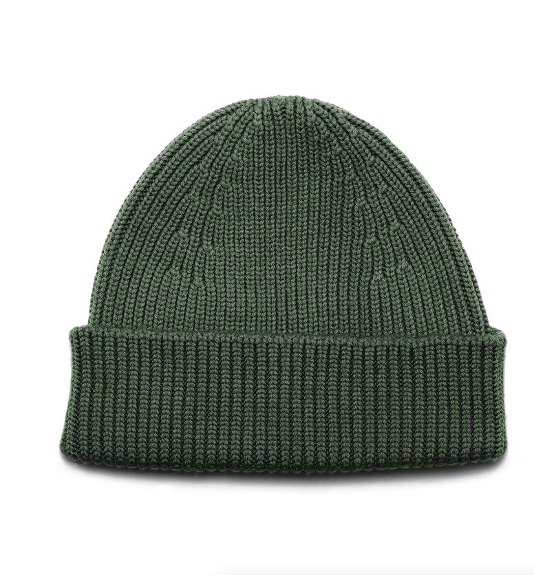 Strickmütze Beani - Navy Atelier Treger Flaschengrün