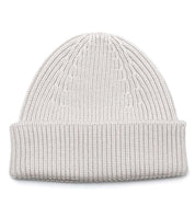 Strickmütze Beani - Navy Atelier Treger Hellbeige