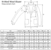 Stricksakko Wolle - Schwarz Atelier Treger
