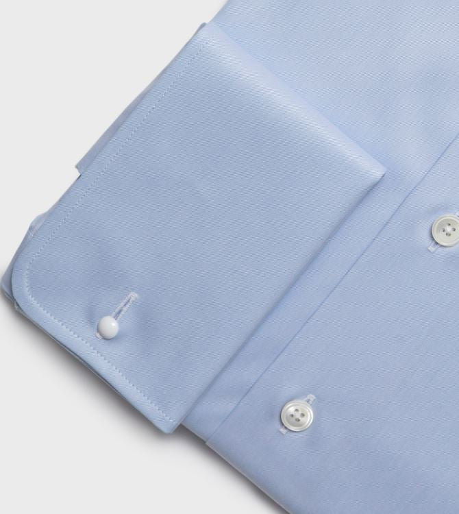 Twill Business Hemd, Doppelmanschette Atelier Treger