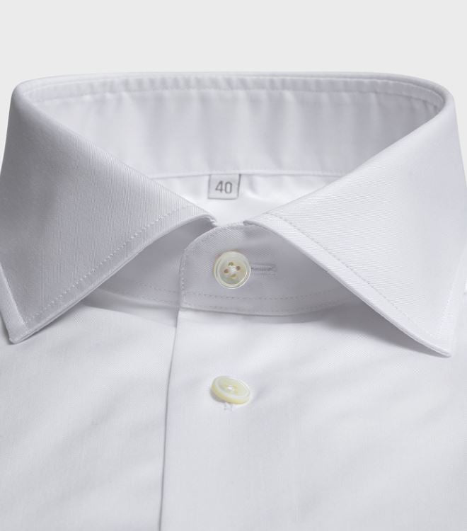 Twill Business Hemd, Einfache Manschette Atelier Treger