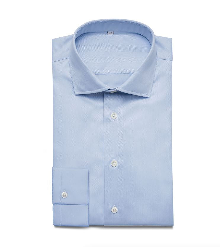 Twill Business Hemd, Einfache Manschette Atelier Treger