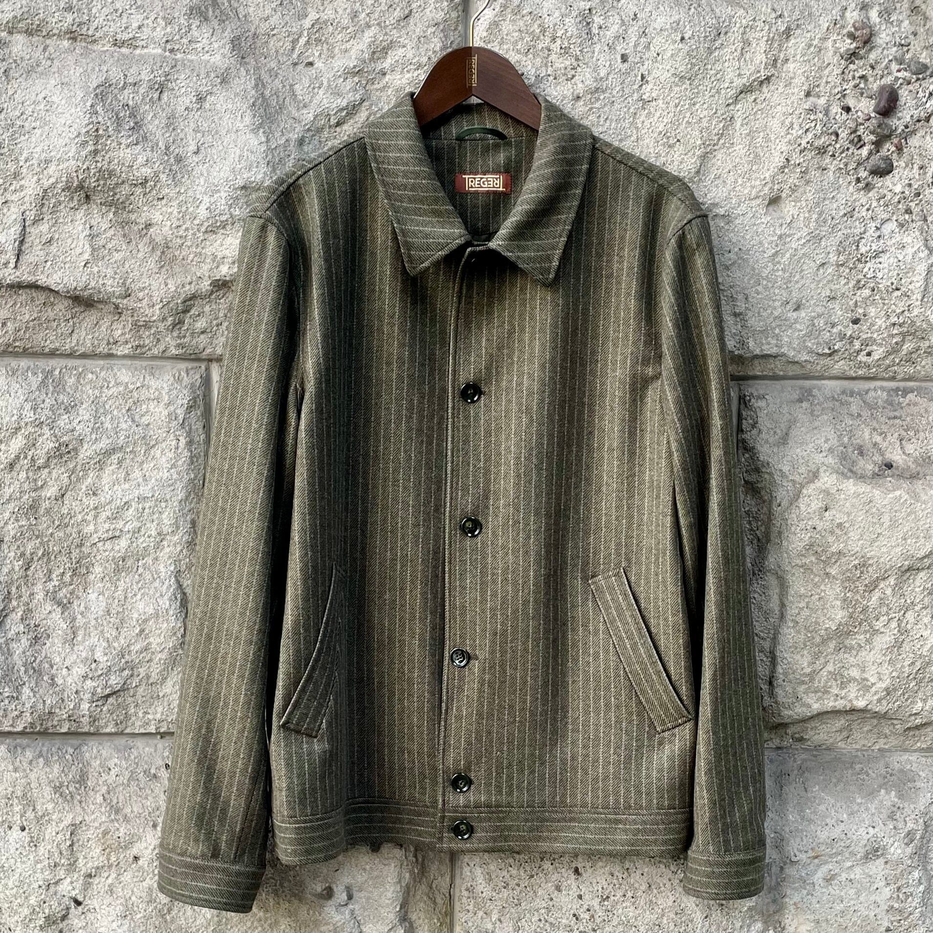 Blouson Orlando oliv - Schweizer Design Atelier Treger 