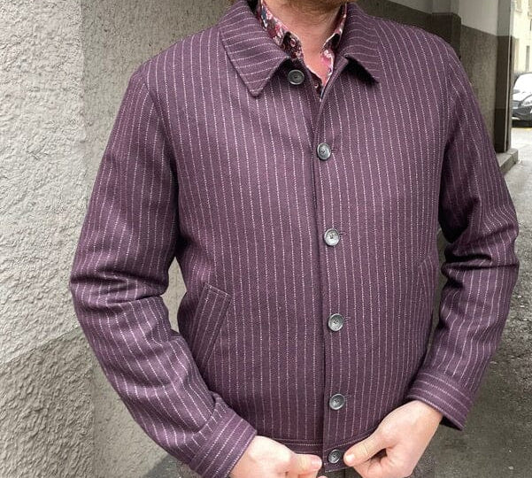 Blouson Orlando plum - Schweizer Design Atelier Treger 