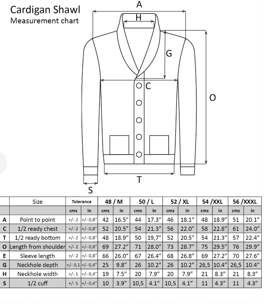 Borélio's Cardigan mit Schalkragen Elfenbein Atelier Treger 