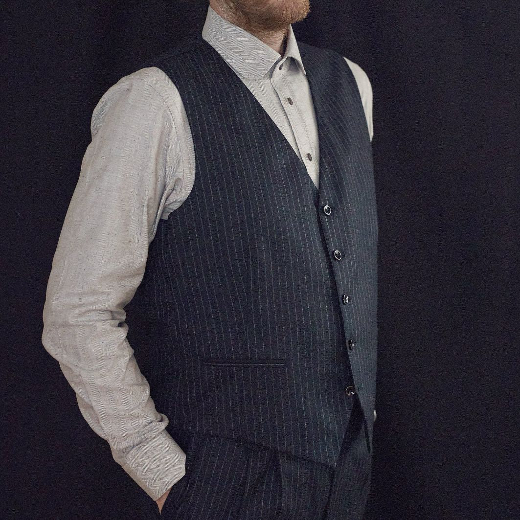 Gilet Bela Black - Schweizer Design Gilet Atelier Treger 