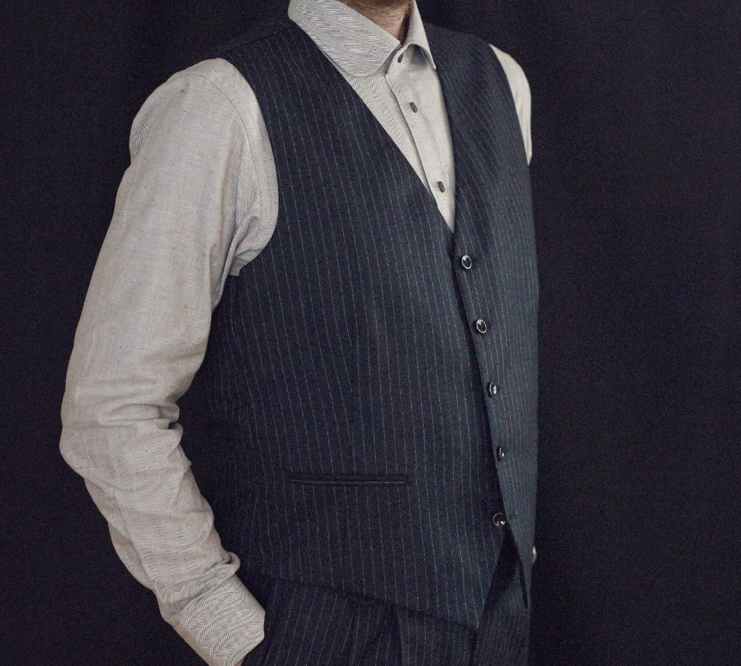 Gilet Bela Black - Schweizer Design Gilet Atelier Treger 