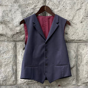 Gilet Benny Blue - Schweizer Design Gilet Atelier Treger 