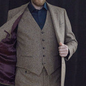 Gilet Jack brown - Schweizer Design Gilet Atelier Treger 