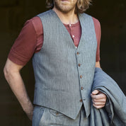 Gilet Lou Linen - Schweizer Design Gilet Atelier Treger 