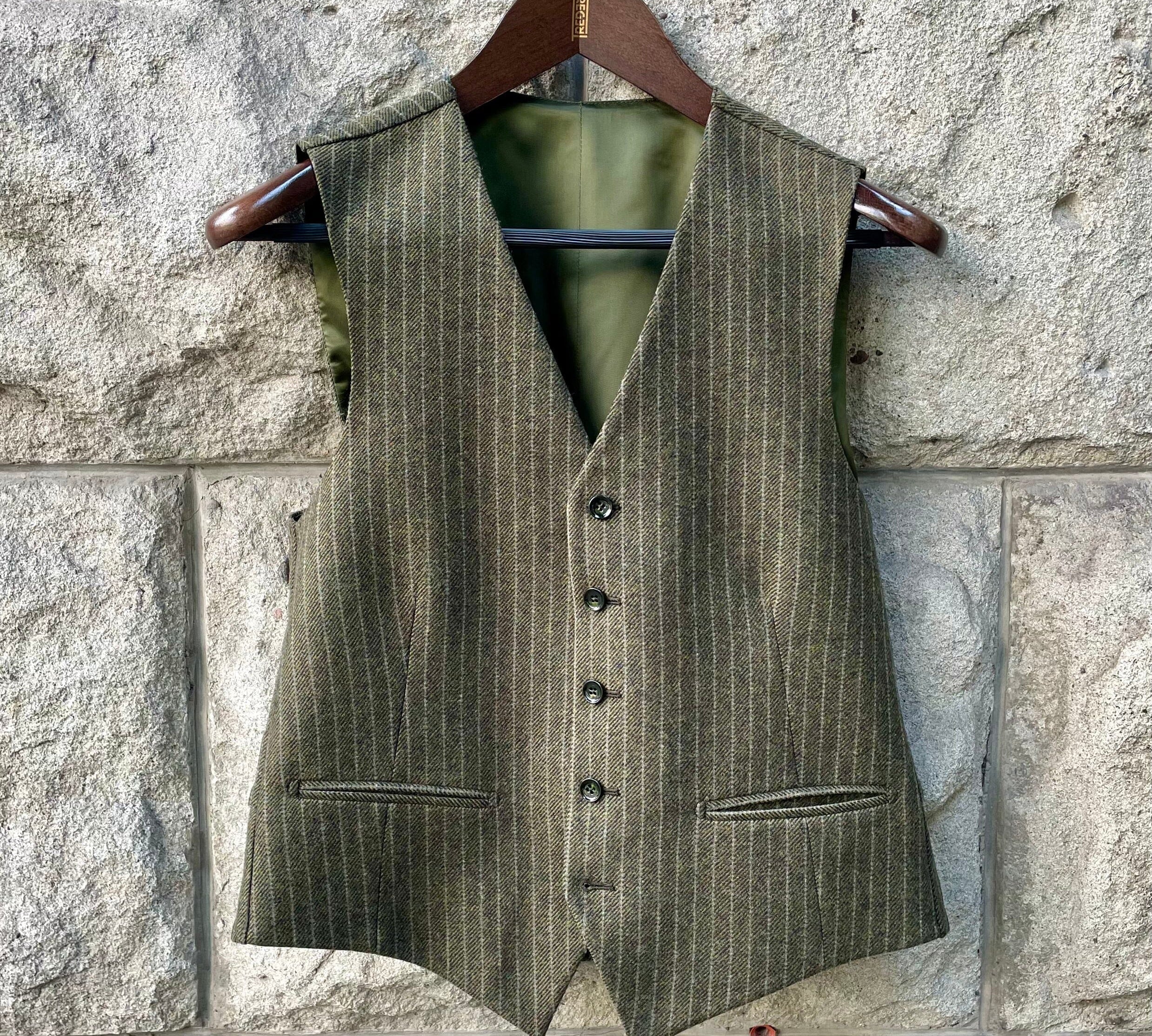 Gilet Orlando oliv - Schweizer Design Gilet Atelier Treger 