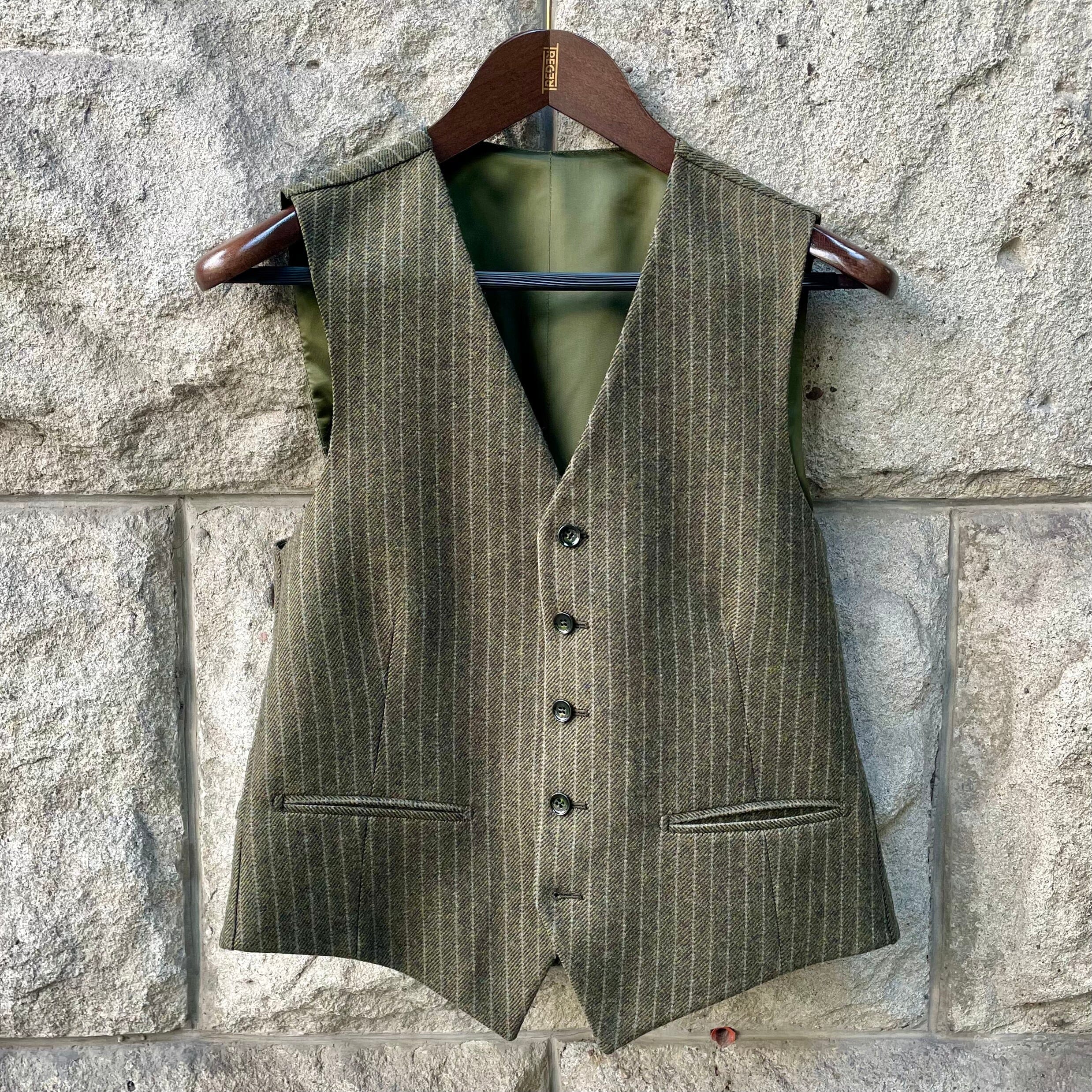 Gilet Orlando oliv - Schweizer Design Gilet Atelier Treger 