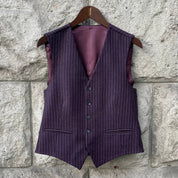 Gilet Orlando plum - Schweizer Design Gilet Atelier Treger 